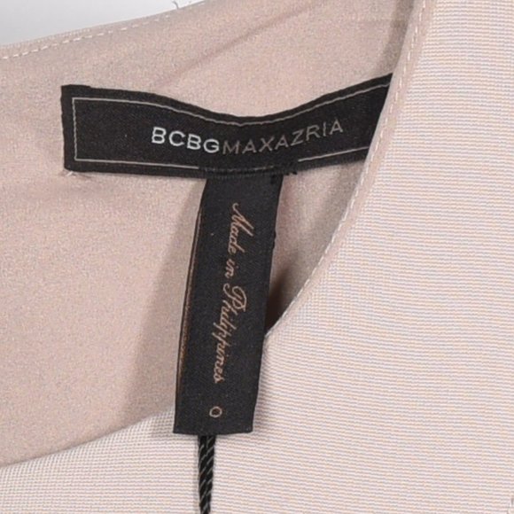 BCBGMaxAzria Evelyn SoyChai Nude & Black Dress - Picture 5 of 6